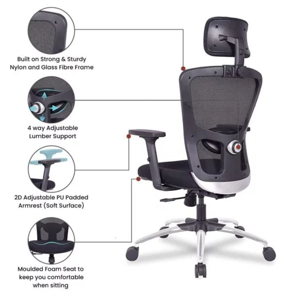 MESH JAZZ OFFICE CHAIR