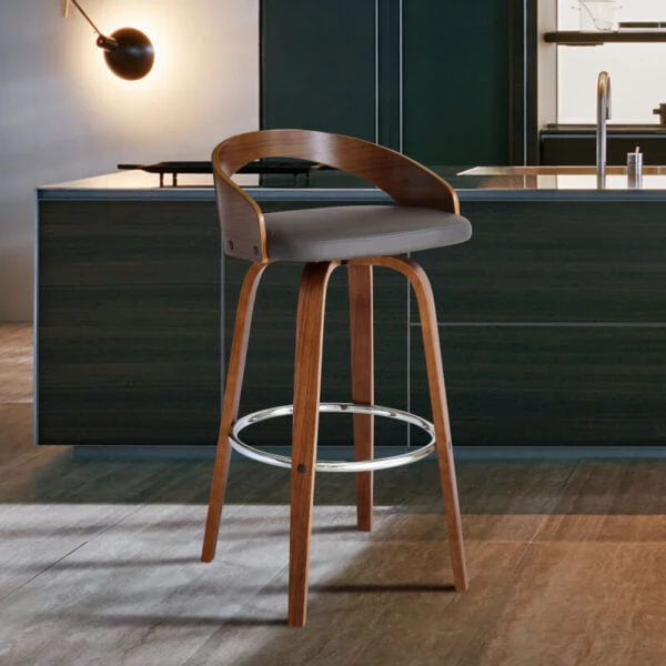 Wooden High Bar Stool