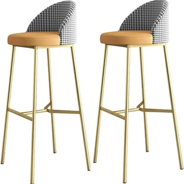 Modern Zebra Strip Bar Stool