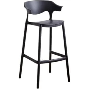 High Plastic Counter Bar Chair