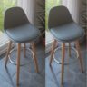 gray best high bar stool