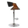 Imported Leather High Bar Stool - Image 6