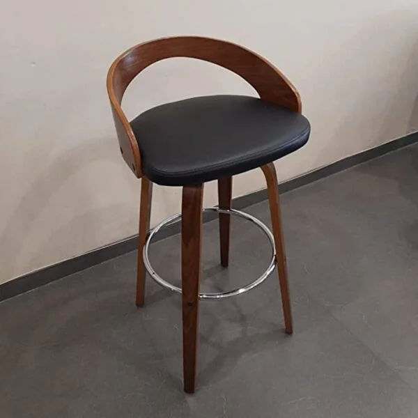 Modern wooden bar stool