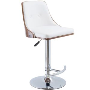 Comfortable High Counter Stool With Back
