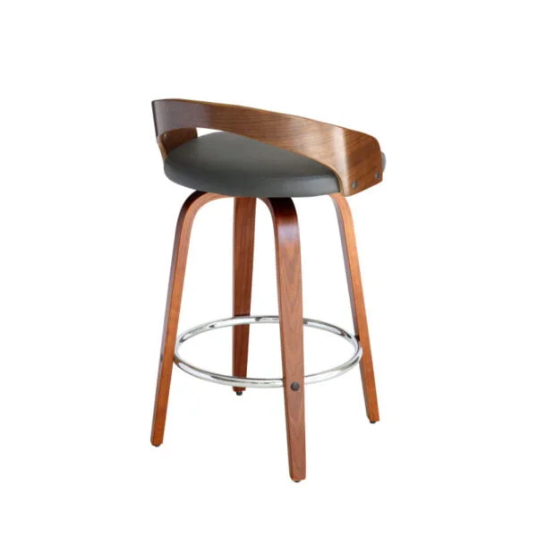 wooden high counter chair