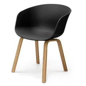 Delta Black Cafe Chair