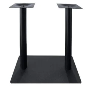 Black Powder Coated Double Leg Table Frame