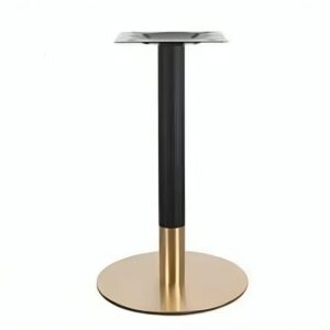 Half Gold Plated Round Table Base