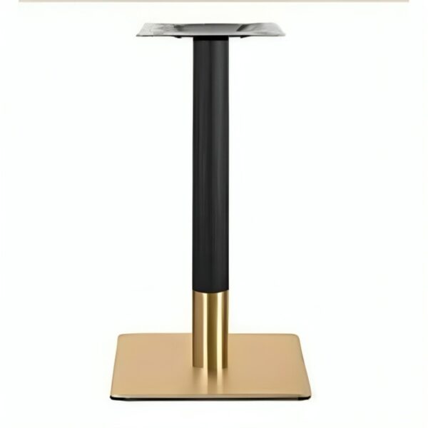 Half Gold Plated Square Table Base