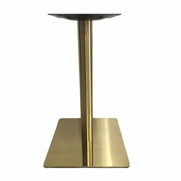 RECTANGULAR Gold Plated Double Pillar Leg Table Frame