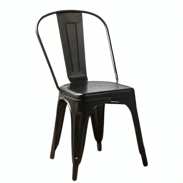 Black Color Tolex Cafeteria Chair