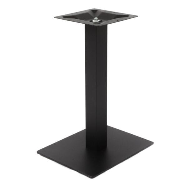 Black Powder Coating Square Table Base 400MM