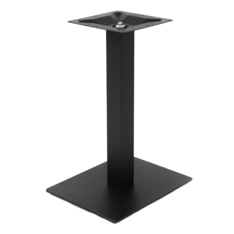 Black Powder Coating Square Table Base 400MM