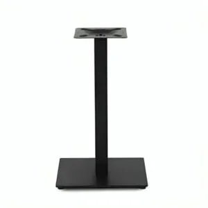 Black Powder Coating Square Table Base