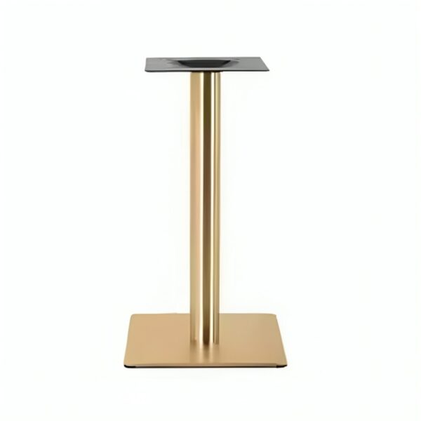 Gold Plated Square Table Base 500MM