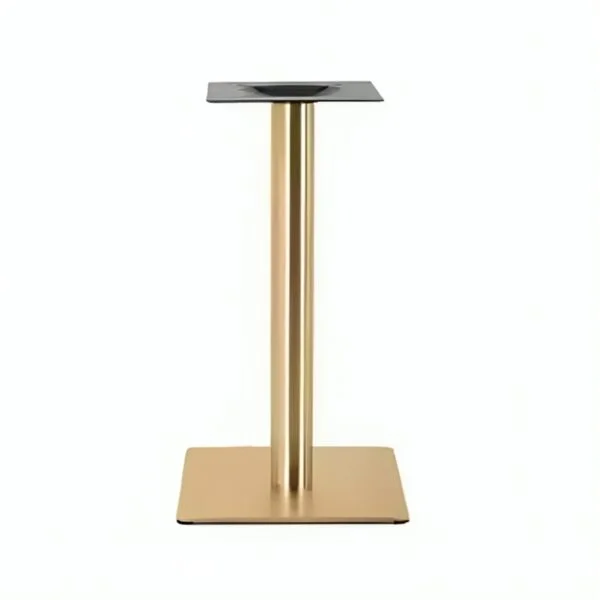 Gold Plated Square Table Base 500MM