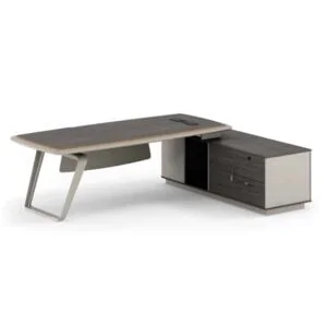 Modern L-Shaped Executive Office Desk