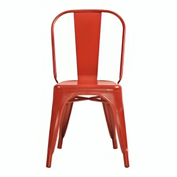 Red Color Tolex Cafe Chair