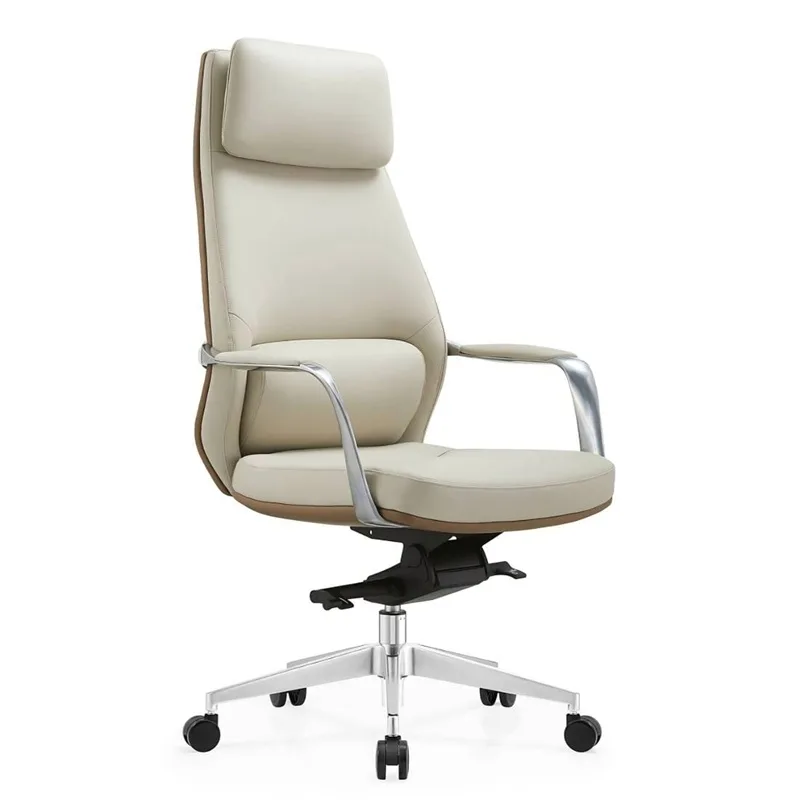 Crown High Back office Chair White Color