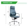 Dimension of Crown High Back Chair